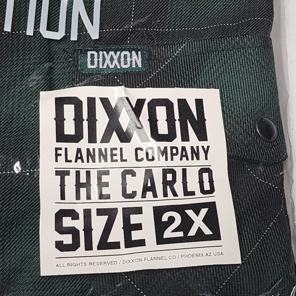 DIXXON FLANNEL - CARLO Flannel Shirt  - Men's 2XL - Picture 8 of 11